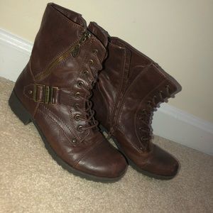 G By Guess Combat Boots